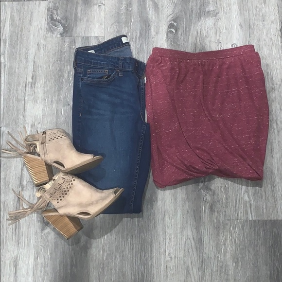 Free People Tops - Free people maroon tube top